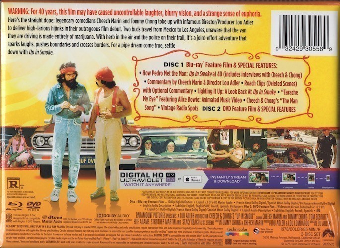 Up in Smoke (1978) DVD/Blu-ray 